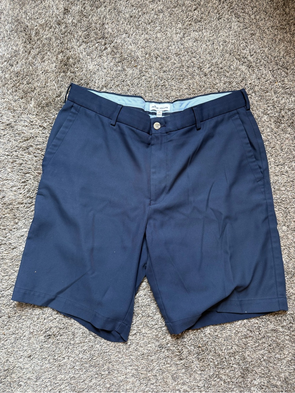 Men's Navy Performance Chino Shorts - Peter Millar